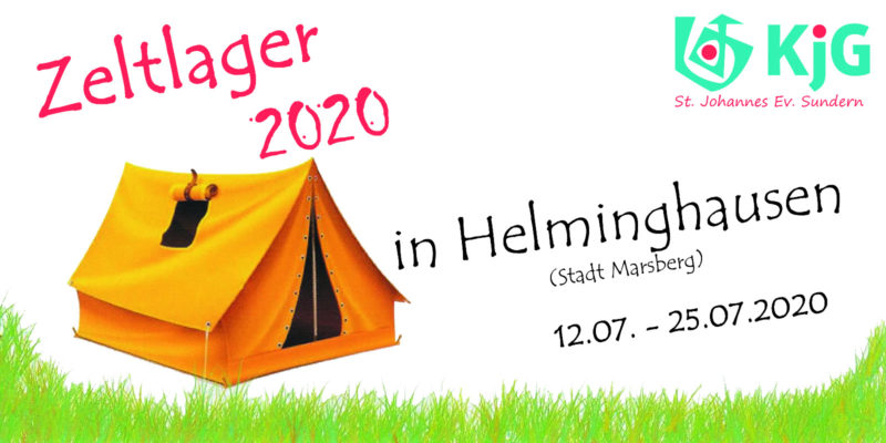 Anmeldung zum Zeltlager 2020