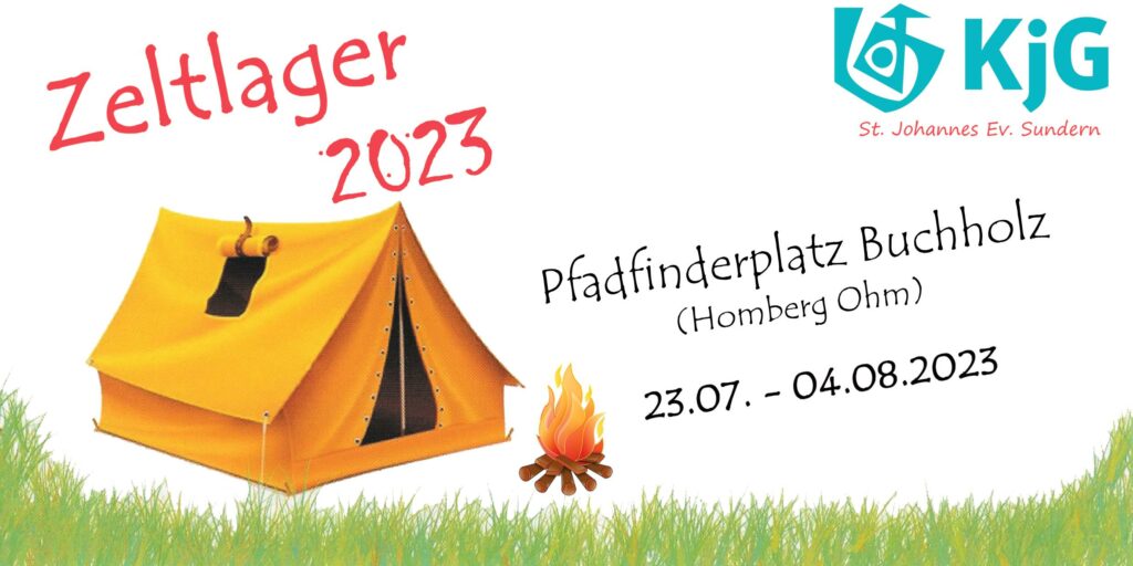 Read more about the article Anmeldung zum Zeltlager 2023